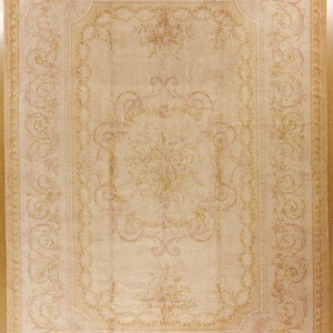 14 x 20 Hand Knotted French Savonnerie Highest Quality Weaving