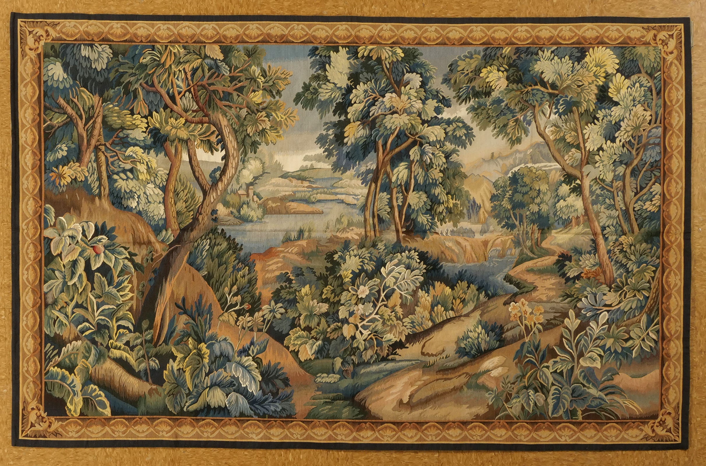 5 X 7.11 Tapestry Hand Woven in the Centuries Old French Technique