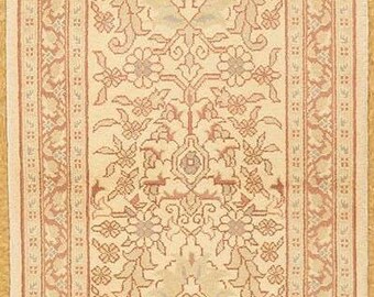 2.9 x 10.7 Runner Rug, Tabriz Design Made In Europe.