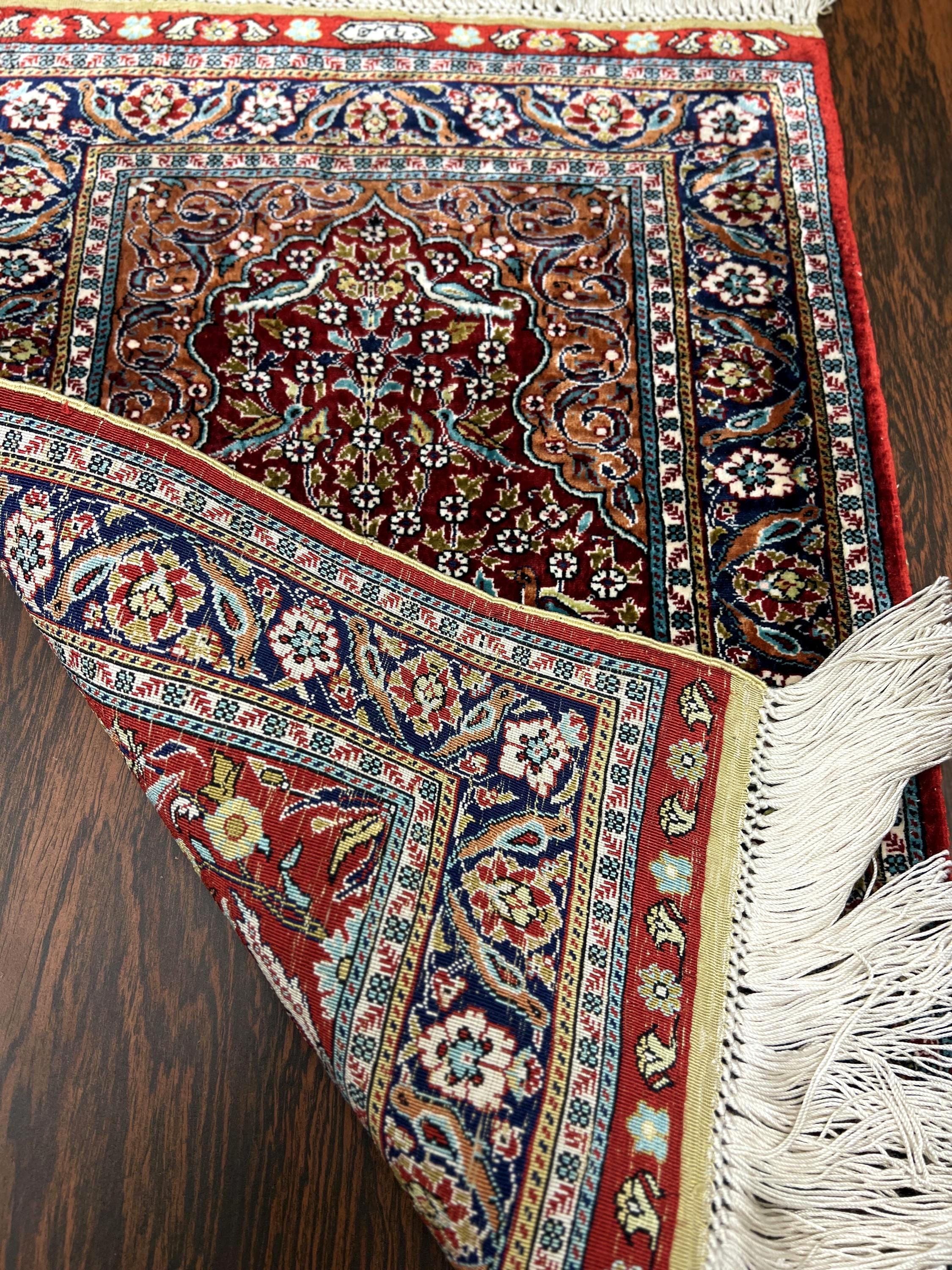 Hereke silk rug - Etsy 日本