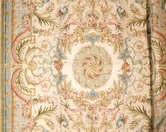 Savonnerie Carpet, French Hand Woven Technique, 15 x 18 Meter Size 455 x 556