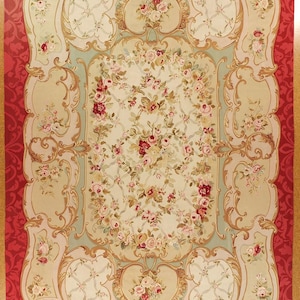 11.6 x 18.2 Aubusson Weave Carpet Entirely Hand Woven In The Historic French Technique