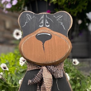 E-PATTERN Critter Stick Leg Bear Wood DIY Pattern