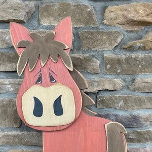 Mail-OUT-PATTERN Hudson the Horse Porch Stander Wood Craft DIY Pattern