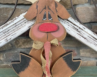 Mail-out- PATTERN Critter Sitter Rudy Reindeer Small Sitting Reindeer Wood Craft DIY Pattern