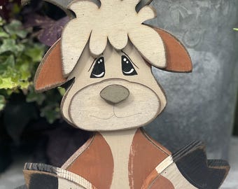 E-PATTERN Critter Sitter Goat Wood Craft DIY Pattern pdf and svg included