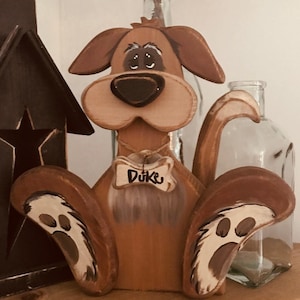 MAIL OUT pattern Doggy Duke Wood Craft DIY Pattern