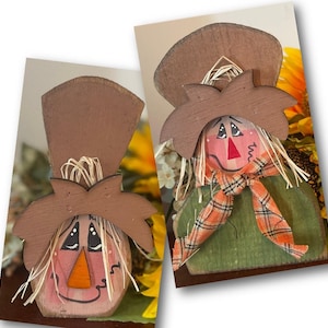 E- Pattern/Digital Scrap Buddies Collection Scarecrow Head and Scarecrow pdf and svg files included