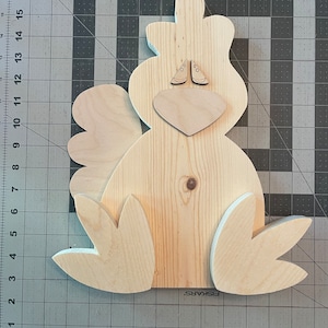 DIY Chicken shelf sitter/ hanger  - Unfinished Wood Craft Kit