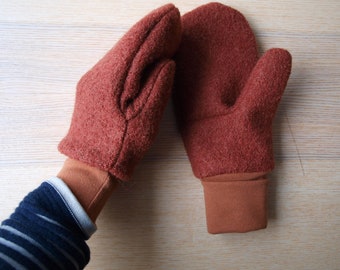 Gants pour femmes, poignets en laine, doublure en laine, gants en laine pour femmes, femmes, doublés, laine vierge, poignets bio