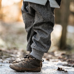 Wool tweed pants &quot;Jami&quot;, woolen tweed, kids, baby, toddler