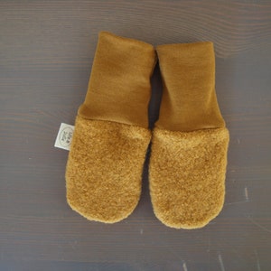 Wool mittens Baby, virgin wool, boiled wool, kids image 5