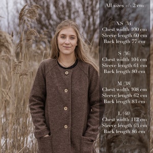 Woolen coat for women, woolen jacket, woolcoat image 7