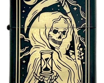 Personalized Tarot Card - Death Major Arcana Cards Laser Engraved
