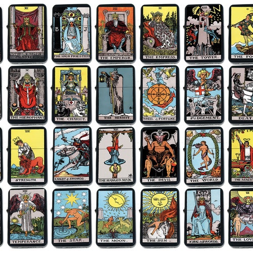 Custom Tarot Card Lighter: Major Arcana UV Color Print