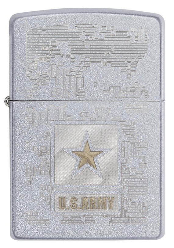 Personalized Zippo Lighter US Army Windproof - Free Engraving