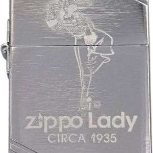 Custom Vintage-Inspired Zippo Lighter – Classic Windproof Design (Made in USA) SL Silver