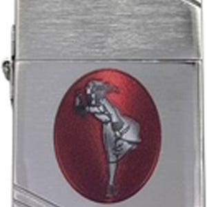 Custom Vintage-Inspired Zippo Lighter – Classic Windproof Design (Made in USA) Oval Silver