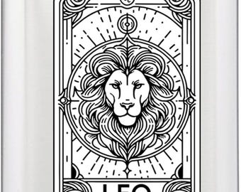 Gifts Infinity 8 Oz. Leo Zodiac, Astrology, Horoscope Flask Groomsmen/Bridesmaid Gift!