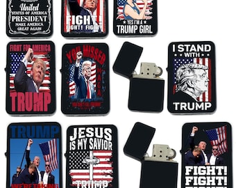 Donald Trump MAGA Windproof Lighter: Collectible Gift