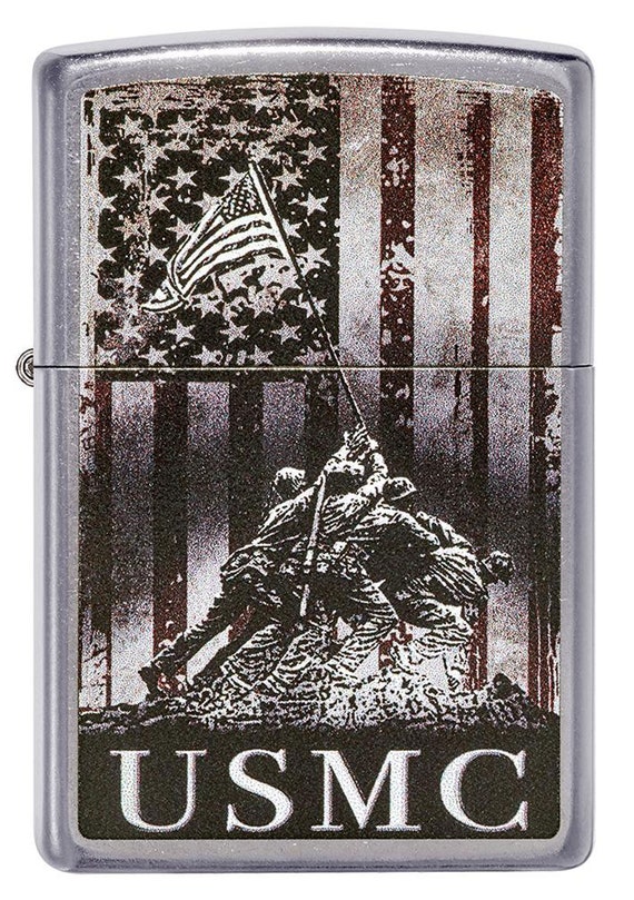 Personalized Zippo Lighter U.S. Marine Corps Windproof Personalized Zippo Lighter U.S. Marine Corps Windproof