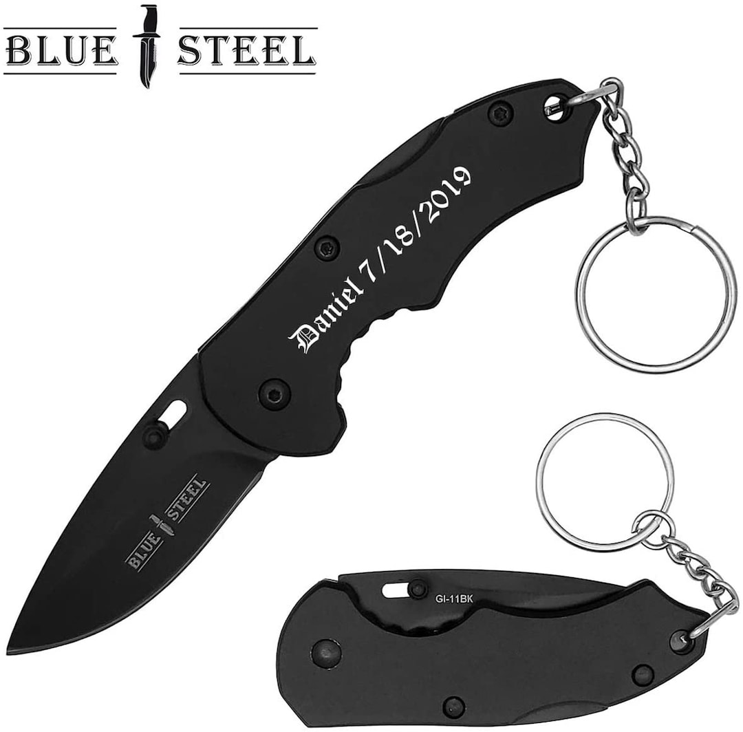 Personalized Laser Engraved Pocket Knife, Fathers Day, Groomsmen Gift