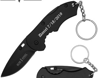 Personalized Laser Engraved Pocket Knife: Gifts for Men
