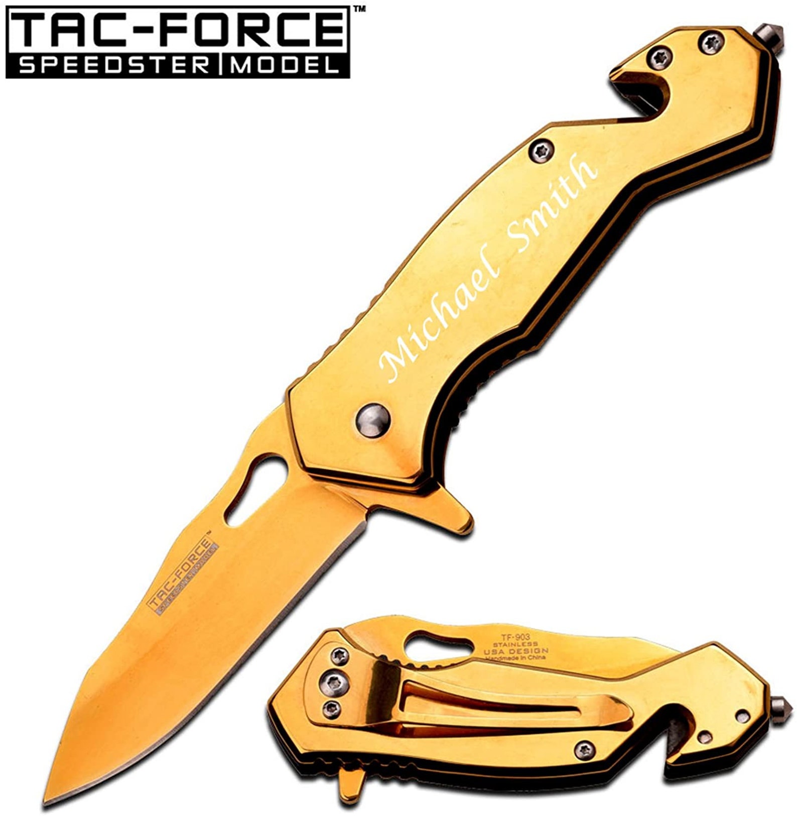 Personalized Laser Engraved Pocket Knife Fathers Day Etsy