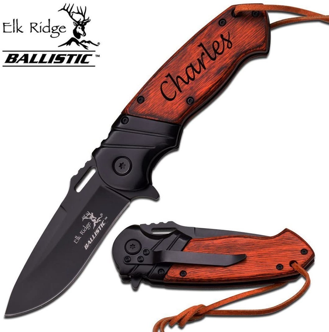 Customized Engraved Pocket Folding Knife Groomsmen Wedding Party