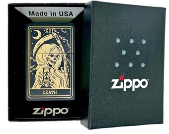 Personalized Tarot Card - Death Major Arcana Cards Laser Engraved