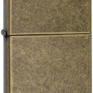Custom Personalized Zippo Antique Brass Windproof Lighter Free Engraving