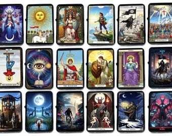 Custom Tarot Card Lighter: Major Arcana UV Color Print