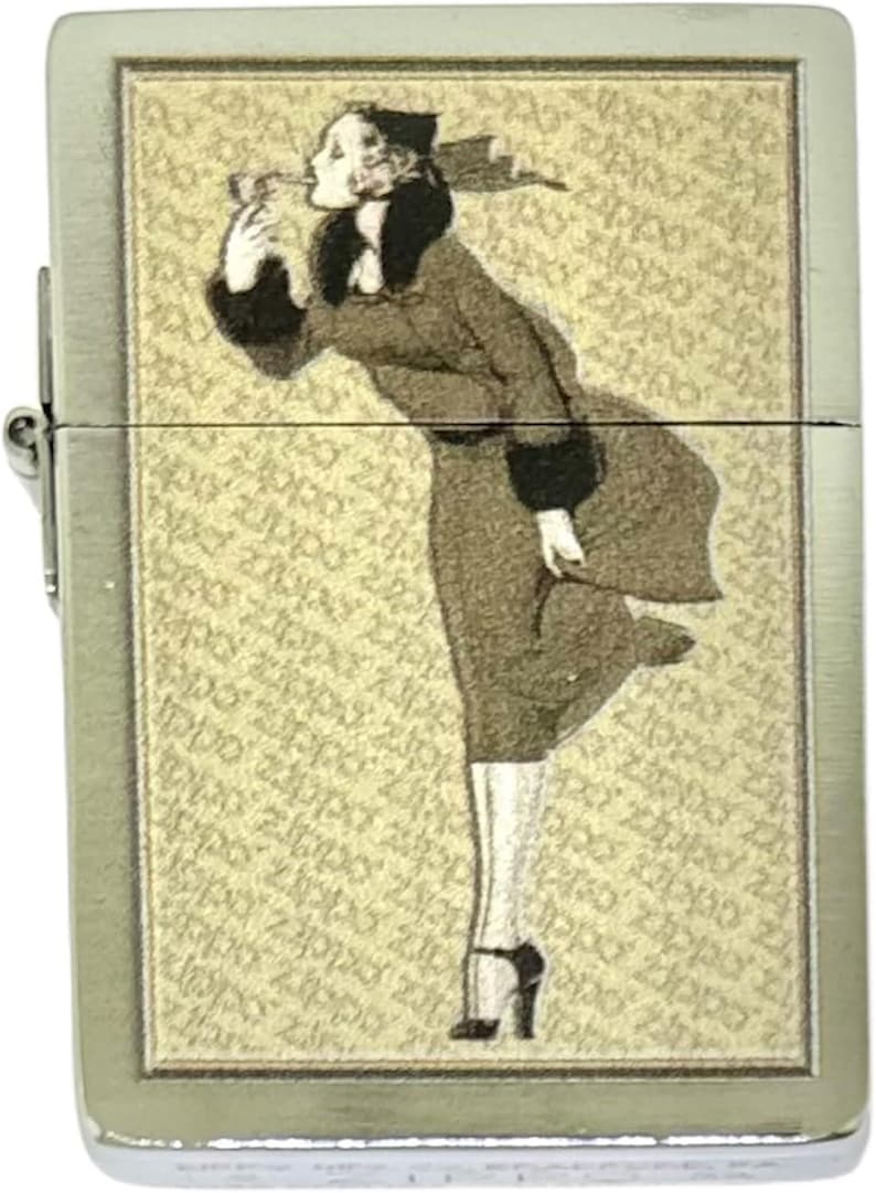 Custom Vintage-Inspired Zippo Lighter – Classic Windproof Design (Made in USA) Off White