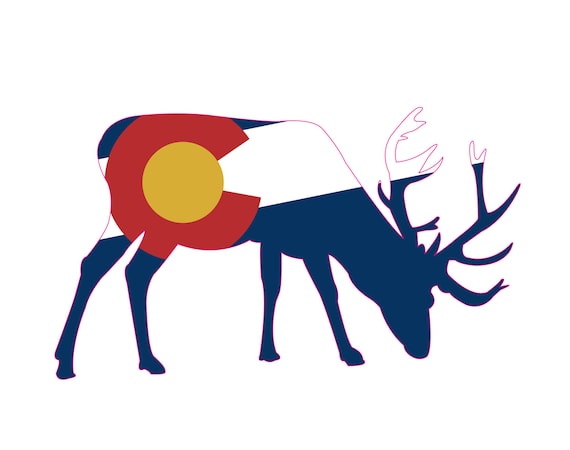 Colorado State Flag Good Life Die-Cut Sticker