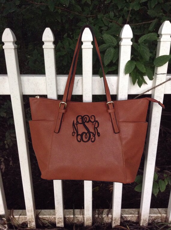 Monogram purse tote Seasons Best Bag designer inspired bag | Etsy