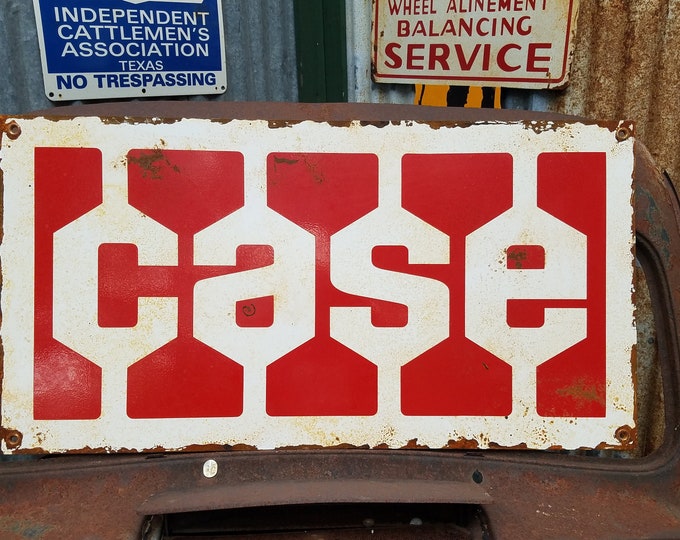 Reproduced Vintage Case Tractor Sign 9x12 Rustic Looking Aluminum Sign ...