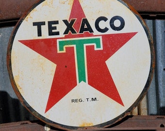 Original Texaco Sign - Etsy