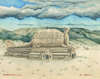 The Great Sphinx at El Paso Print of Lynn Wilkerson&#39;s
