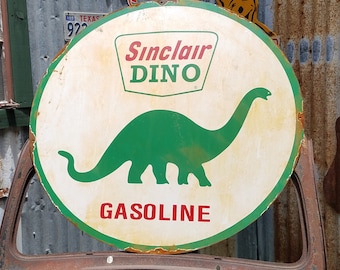 Sinclair Dino Gasoline Sign - Etsy