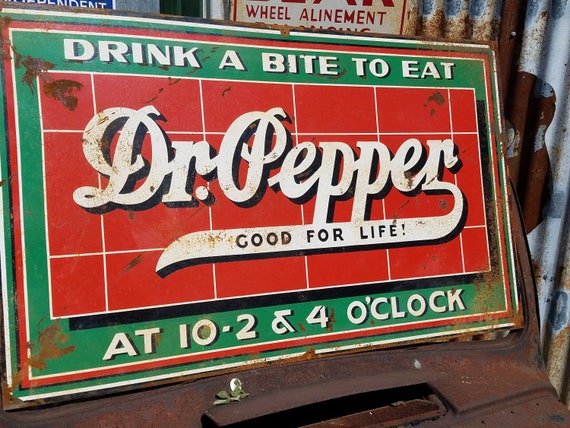 Drink a Bite to Eat Dr. Pepper - Etsy