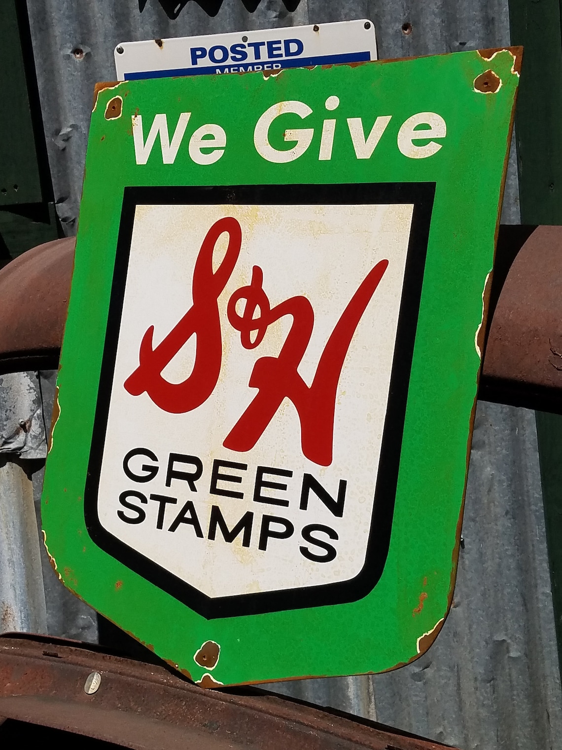S & H Green Stamps Sign Etsy
