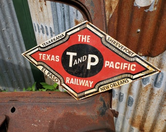 Texas & Pacific Railroad Sign