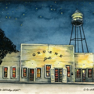 Hill Country Samstagabends gedruckte Kopie von Lynn Wilkerson's
