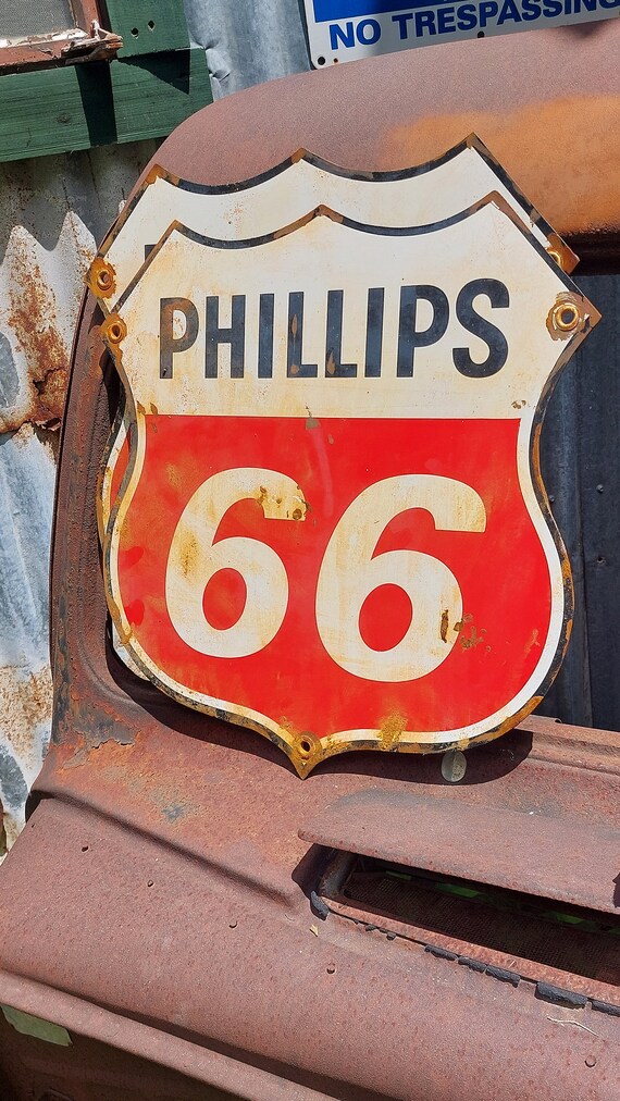 PHILLIPS 66 TIRES フィリップス　プレート　ヴィンテージ　看板 Vintage Phillips 66 Sign | eBay