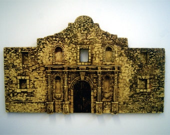 The Alamo  2D Sculptural  Model