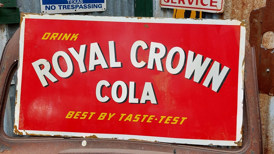 Royal Crown Cola Sign Etsy