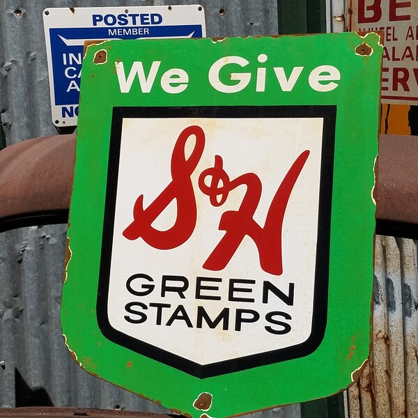 502-442052  -  Sign S&H Green Stamps SM
