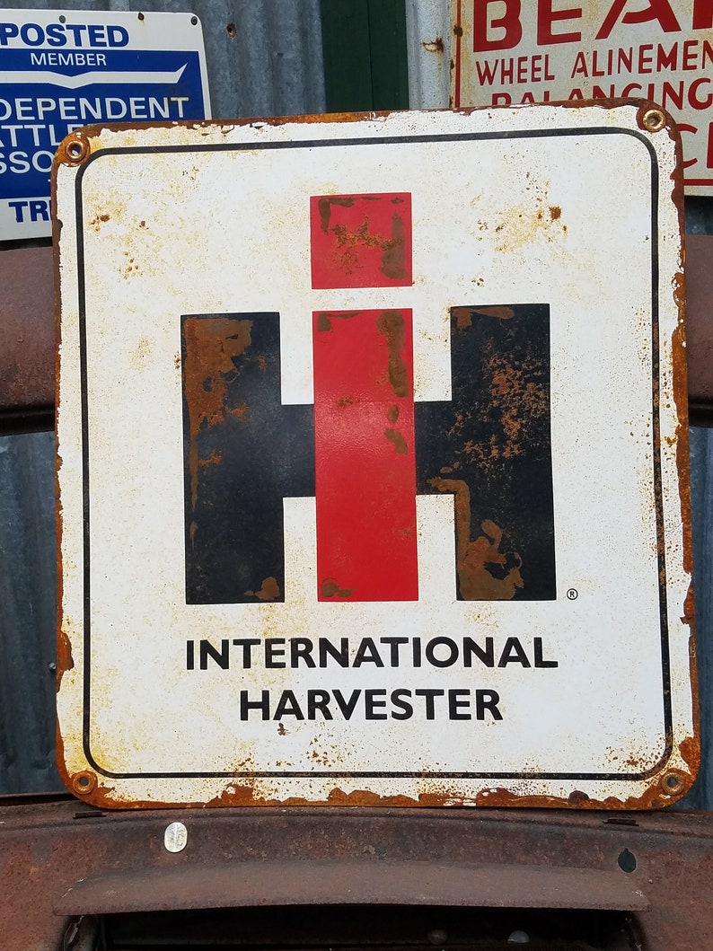International Harvester Dealer's Sign Etsy