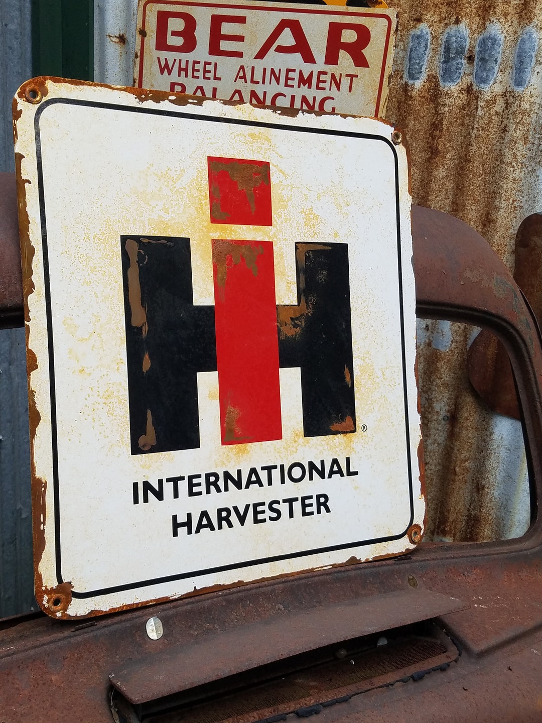 International Harvester Dealer's Sign Etsy
