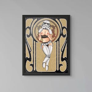 Stormtrooper Pinup Print